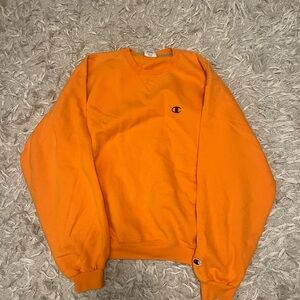 Orange Champion Sweatshirt